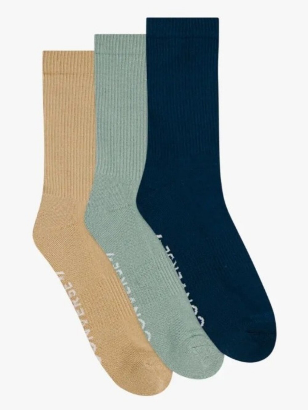Converse 3-PK Foundational Cushioned Half Crew Socks